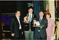 L to R: Avrom Krengel - Chairman SAZF; Ori Dittrich; Michael Mensky - Chief Judge; Marcia Parness - Senior Vice - Chairman SAZF and coordinator of the quiz.