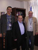 Delegación uruguaya visita al Ministro Sharansky