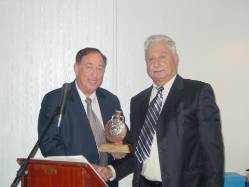 CZF Prize Award to Amos Sochaczevski, seen here with Arlazar Eliashiv